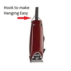 hanging the oster fast feed professional hair clipper